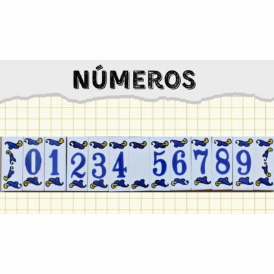 Letras y Números de Cerámica